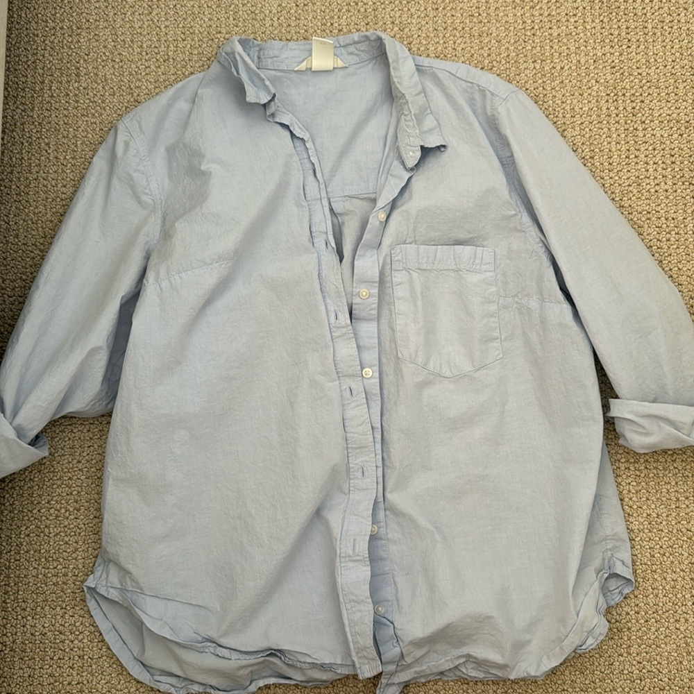 H&M Light Blue Oxford